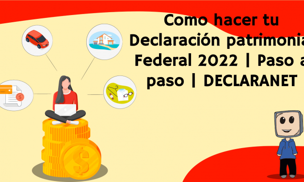 Como hacer tu Declaración patrimonial Federal 2022 | Paso a paso | DECLARANET